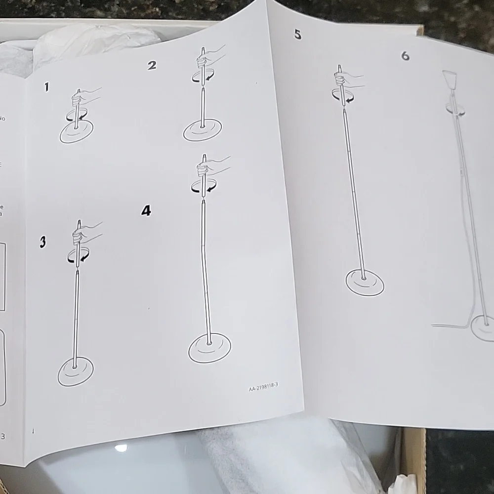 IKEA TÅGARP Floor Lamp - White